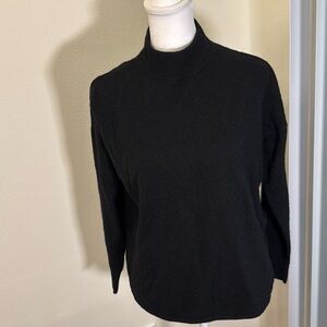 Madewell Wool-Blend Mock Turtleneck Long-Sleeve Sweater